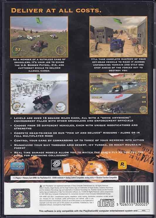 Smugglers Run - PS2 (B Grade) (Genbrug)